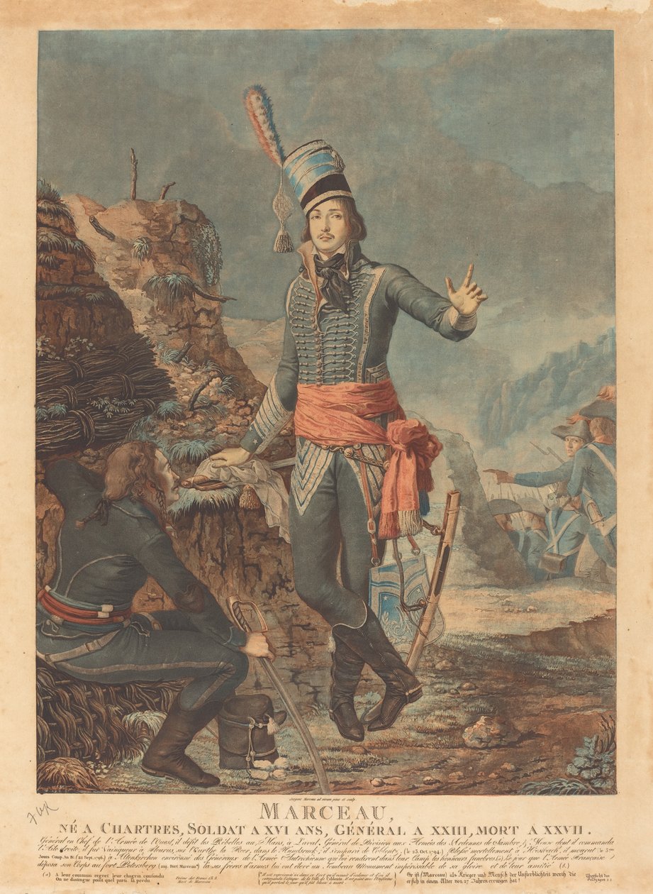 Francois Severin Desgraviers Marceau tábornok alkotó: Antoine François Sergent