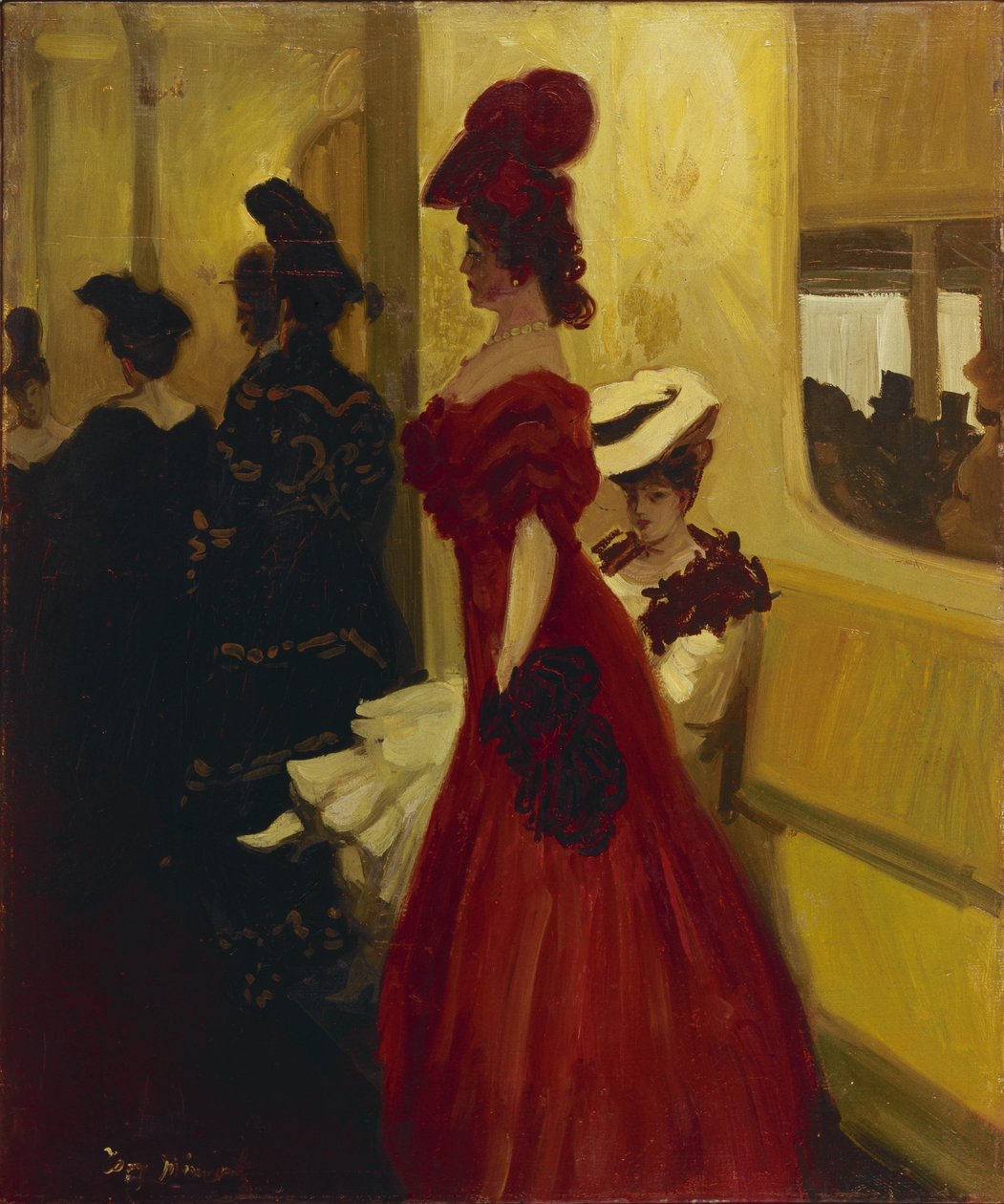 Theatre Box Spectatress, 1906 alkotó: Antoine Guillaume Minartz