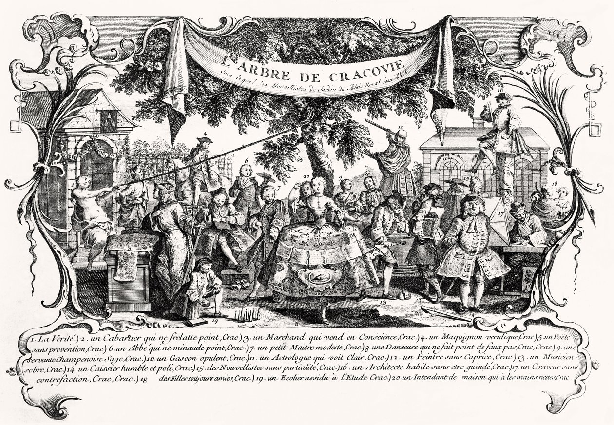 A krakkói fa, 1742 alkotó: Antoine Humblot