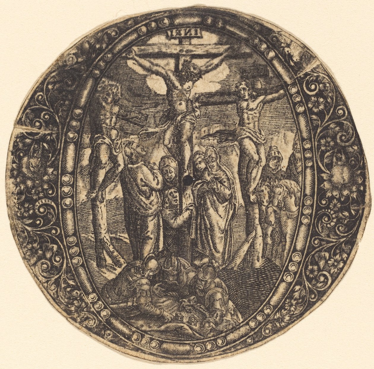 A keresztre feszítés alkotó: Antoine Jacquard