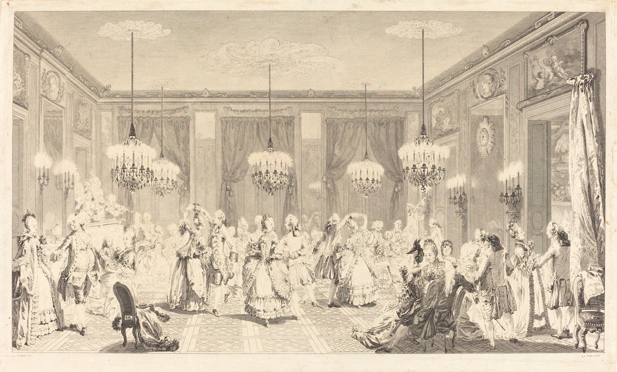 Úgy tűnik nekik alkotó: Antoine Jean Duclos after Augustin de Saint Aubin