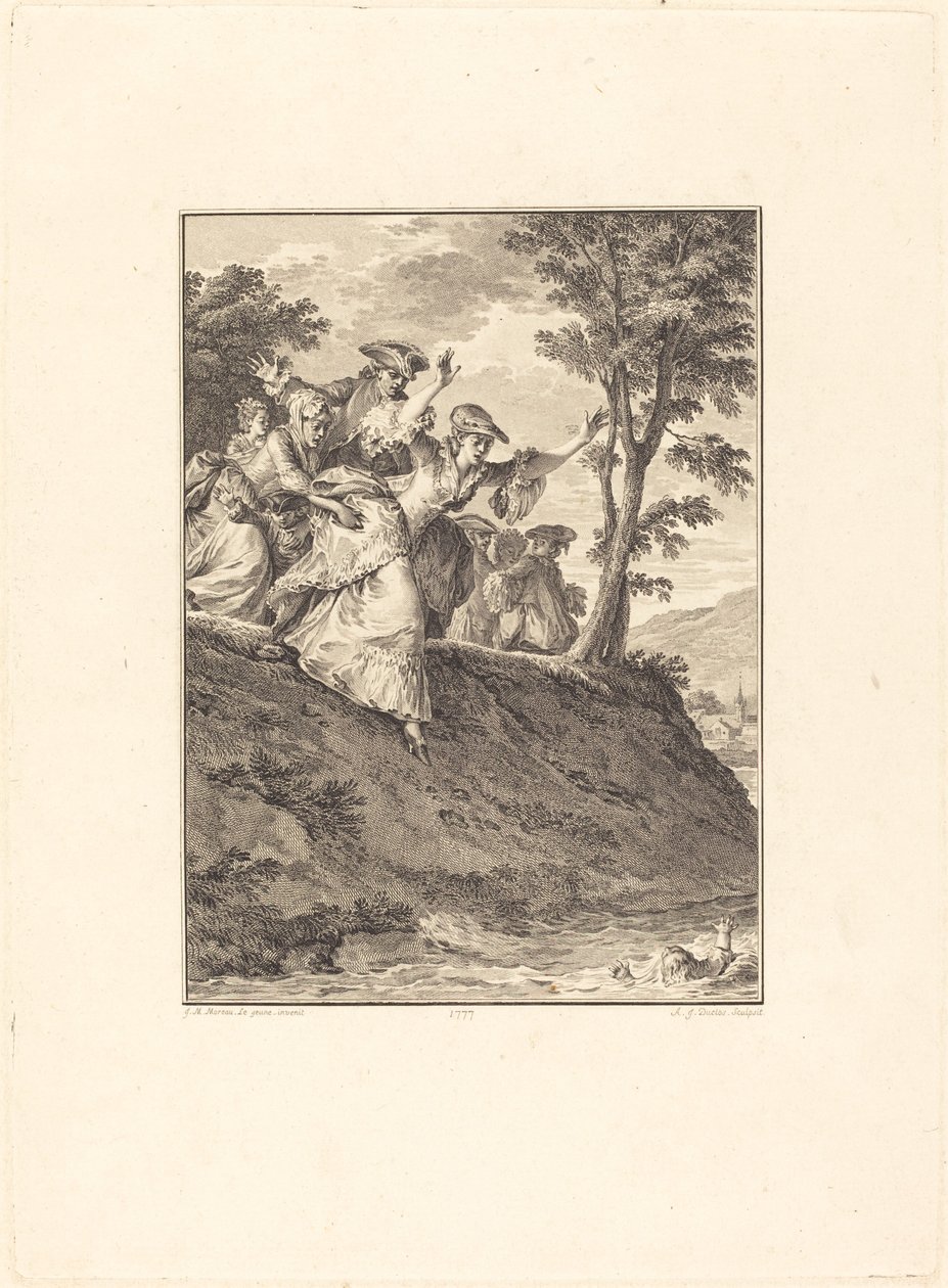 Utána rohan alkotó: Antoine Jean Duclos after Jean Michel Moreau