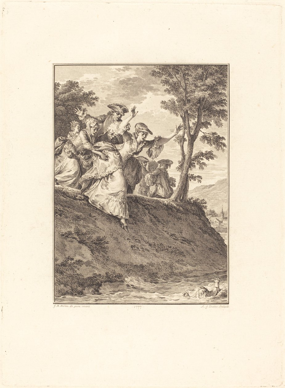 Utána rohan alkotó: Antoine Jean Duclos after Jean Michel Moreau
