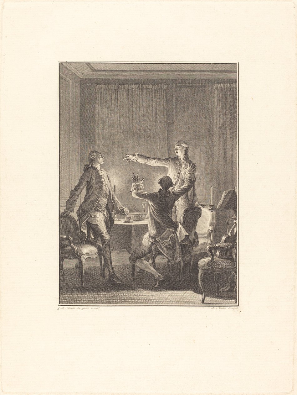 A provokáció alkotó: Antoine Jean Duclos after Jean Michel Moreau