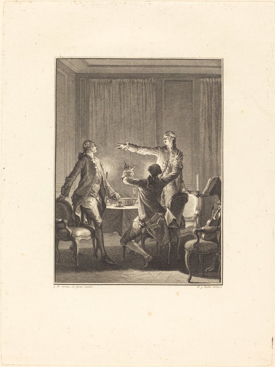 A provokáció alkotó: Antoine Jean Duclos after Jean Michel Moreau