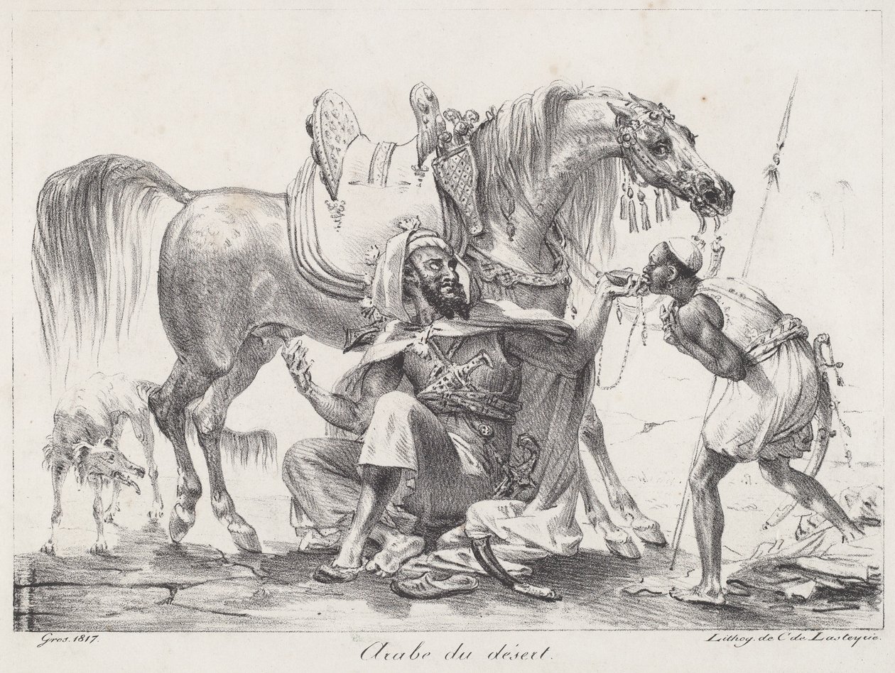 Sivatagi arab (sivatagi arab) alkotó: Antoine Jean Gros