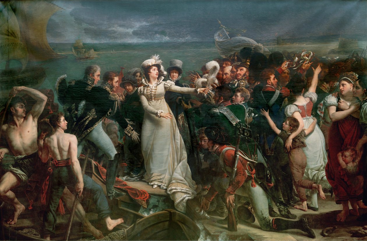 Marie Therese, Angouleme hercegnője ... (olaj, vászon) alkotó: Antoine Jean Gros