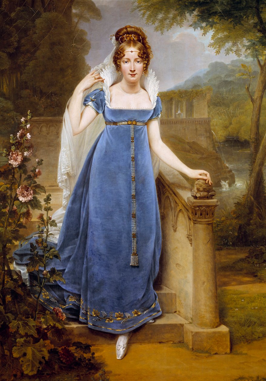 Henriette Scherrer, Legrand grófnő (1795-1848) egészalakos portréja. Antoine Jean Gros (1771-1835) festménye alkotó: Antoine Jean Gros