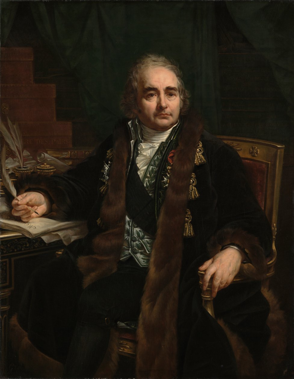Jean-Antoine Chaptal gróf portréja alkotó: Antoine Jean Gros