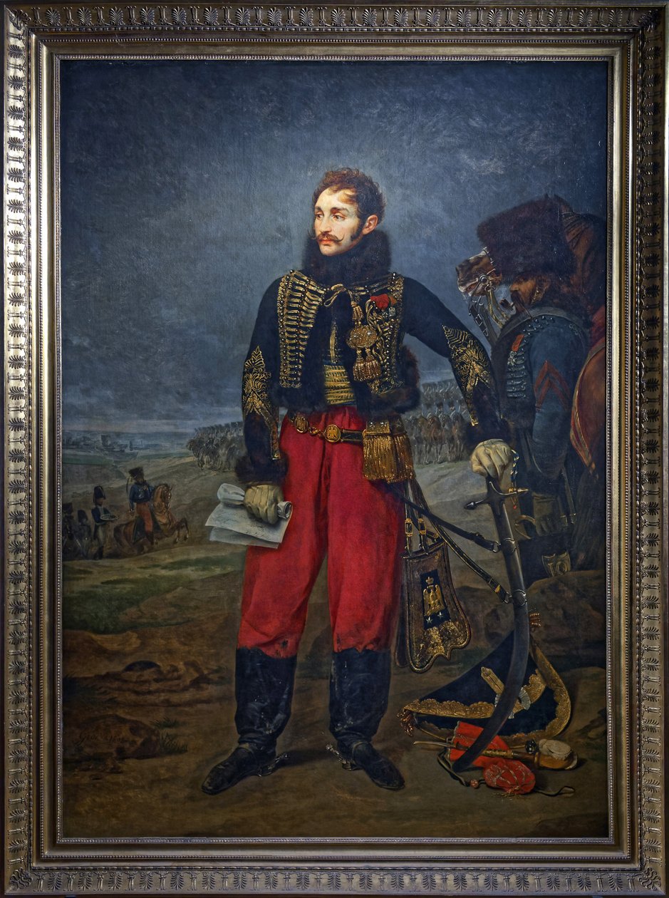 Antoine Charles Louis de Lasalle tábornok portréja, aki átveszi a stettini helyőrség feladását, 1808 alkotó: Antoine Jean Gros