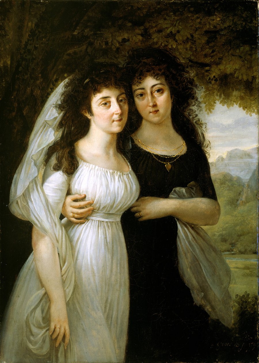 A Maistre nővérek portréja, 1796. alkotó: Antoine Jean Gros