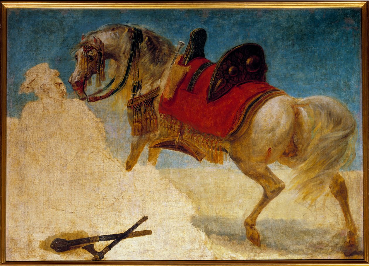 A lóhám tanulmányozása Antoine Jean Gros (1771-1835) festménye 19. század V. 0,97x1,3 m alkotó: Antoine Jean Gros