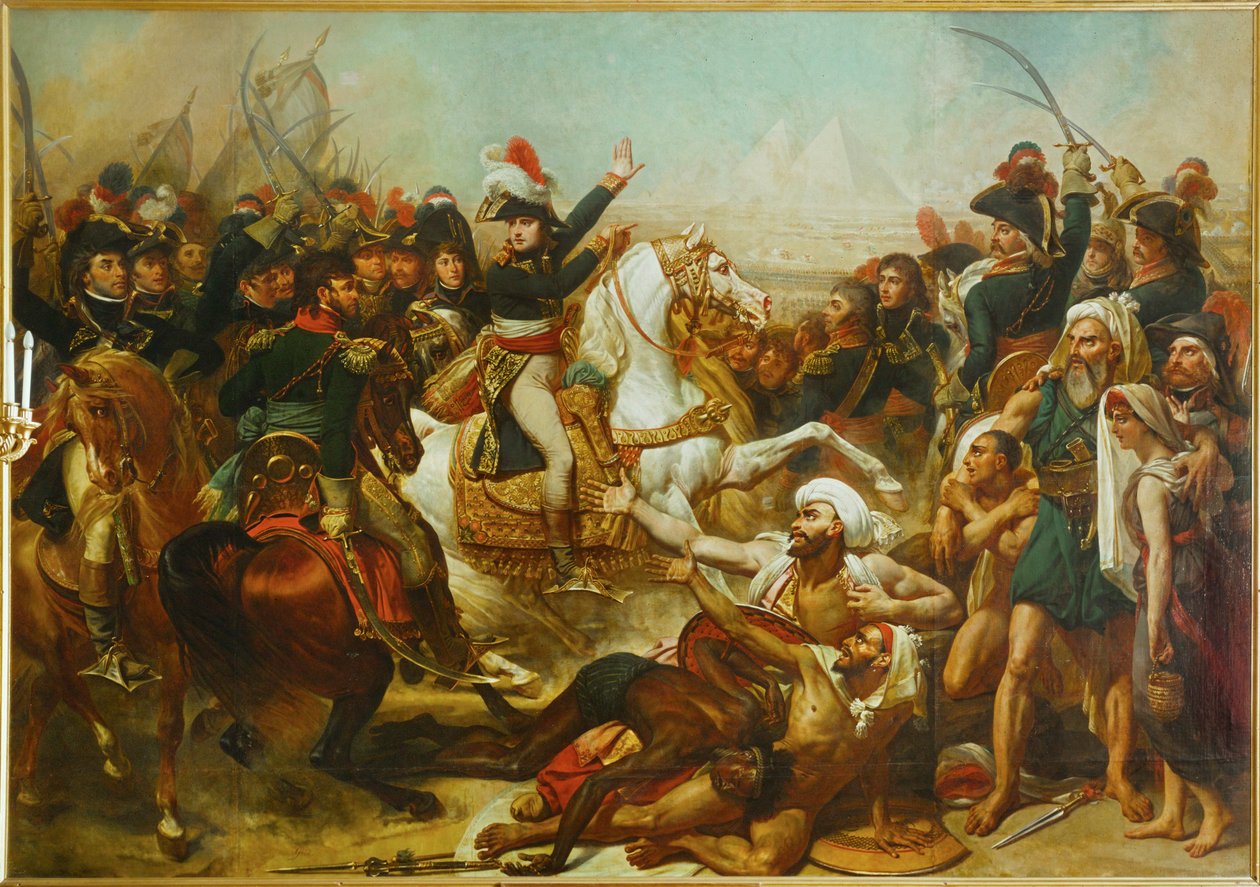 A piramisok csatája ... alkotó: Antoine Jean Gros