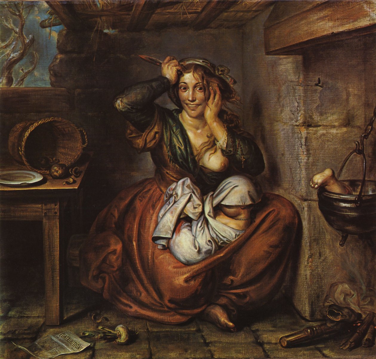 csecsemőgyilkos anya 19. század alkotó: Antoine Joseph Wiertz