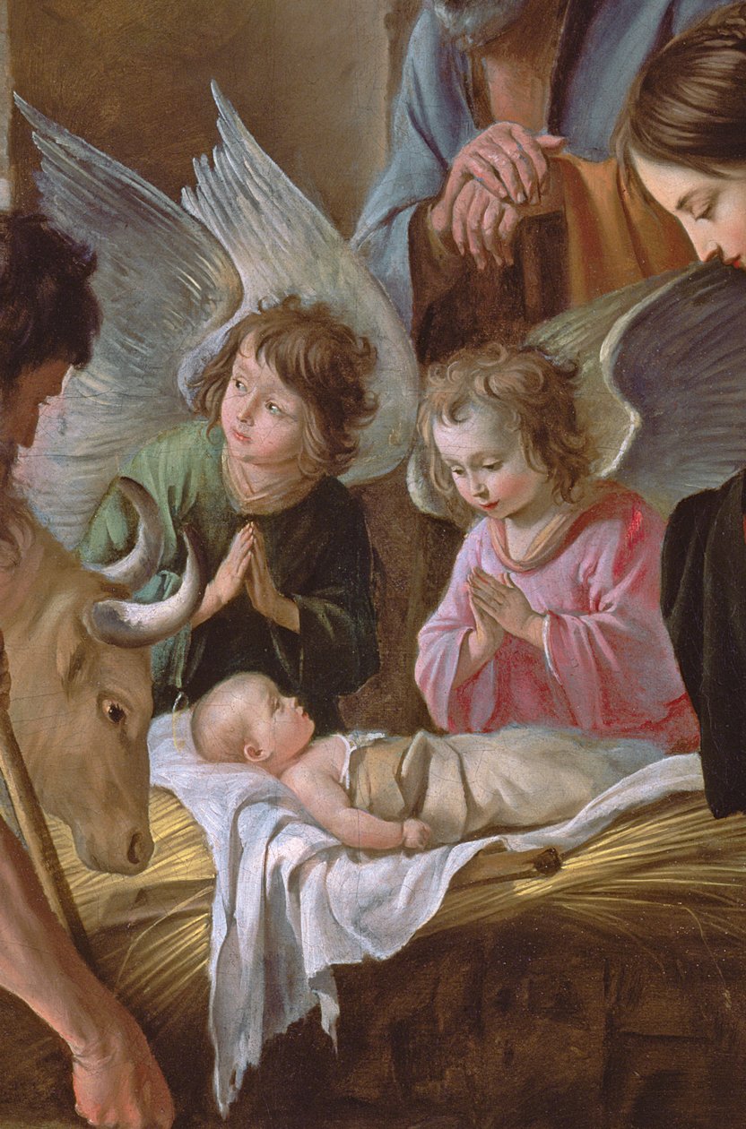 A Pásztorok imádása, 1638 körül (99414. részlet) alkotó: Antoine Le Nain