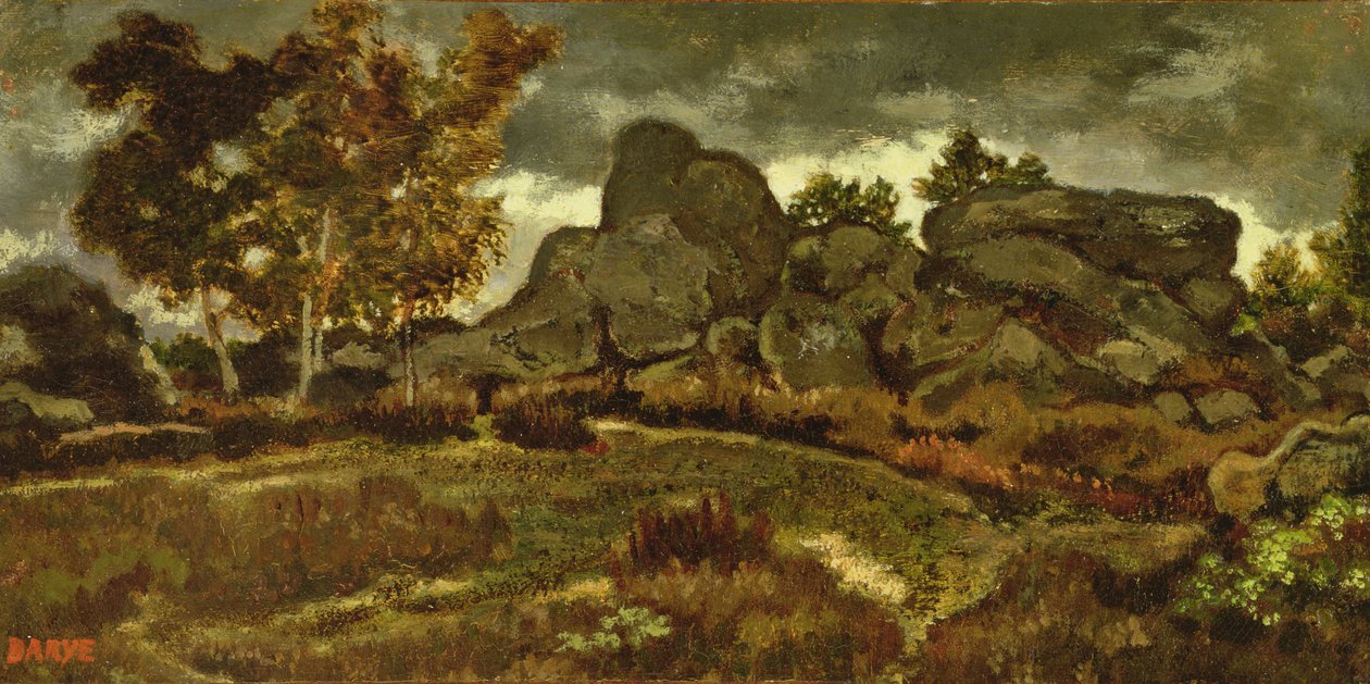 Erdő Fontainebleau-ban alkotó: Antoine Louis Barye