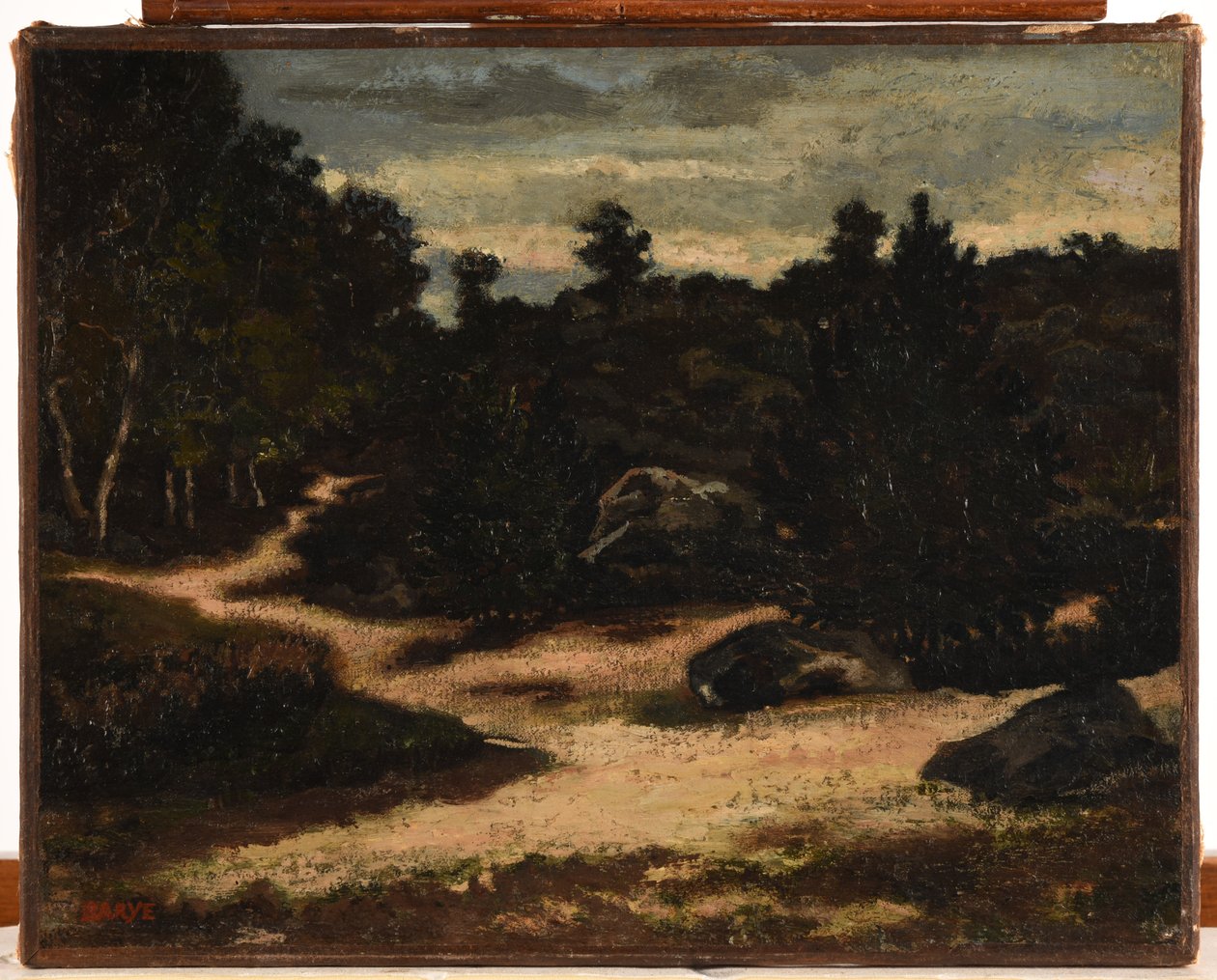 Francia: Chemin sableux en forêt de Fontainebleau alkotó: Antoine Louis Barye