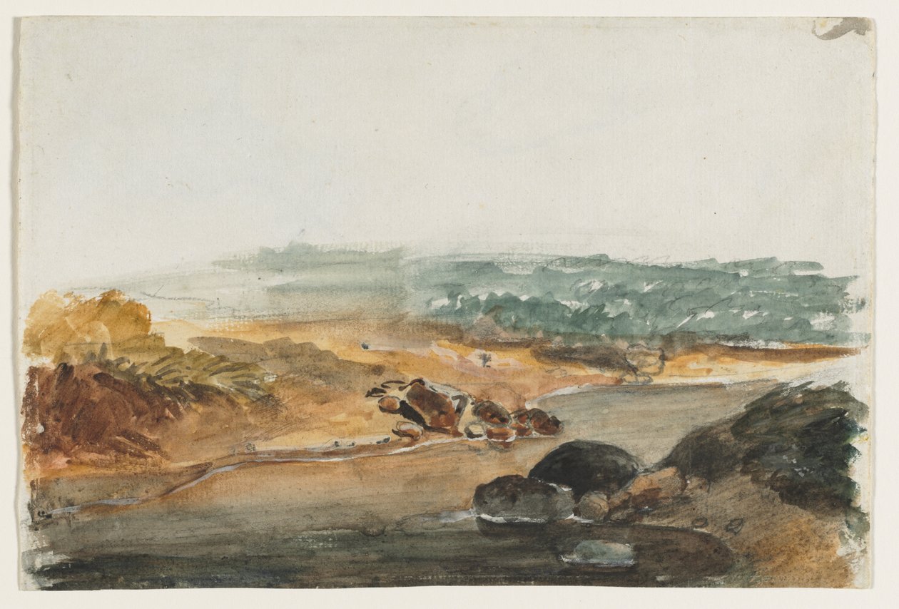 Táj (rekto) alkotó: Antoine Louis Barye