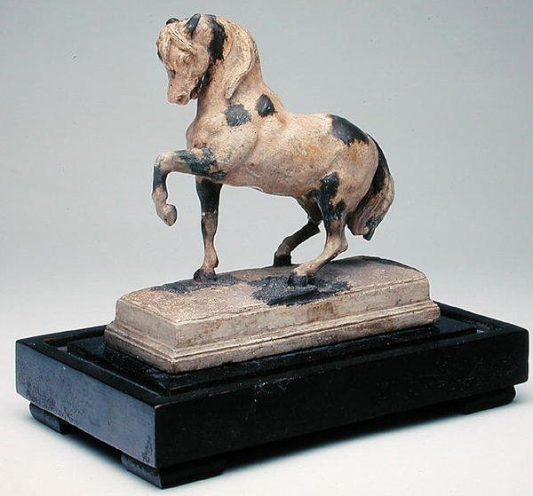 A török ló, 1876 körül (viaszos vakolat ebonizált fában) (lásd még: 226321) alkotó: Antoine Louis Barye