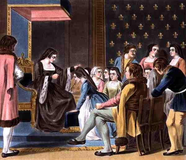 A ferences apácarend alapítása Bretagne-i Anna (1477-1514) által, metszette Jean Baptiste Morret (1790-1820). alkotó: Antoine Louis Francois (after) Sergent Marceau