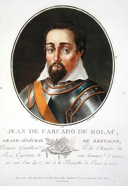 Jean de Carcado de Molac (1475-1525 körül), Ride metszet alkotó: Antoine Louis Francois (after) Sergent Marceau