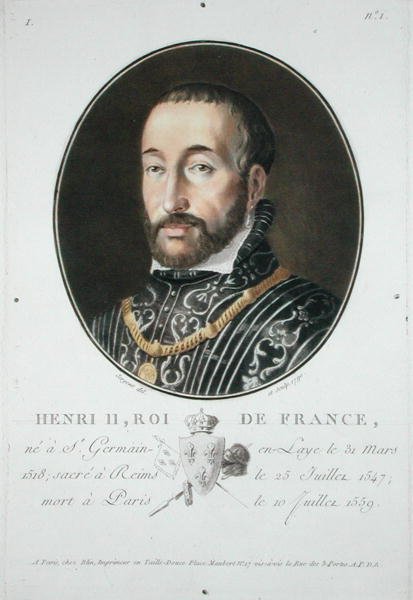 II. Henrik (1519-59) francia király alkotó: Antoine Louis Francois Sergent Marceau