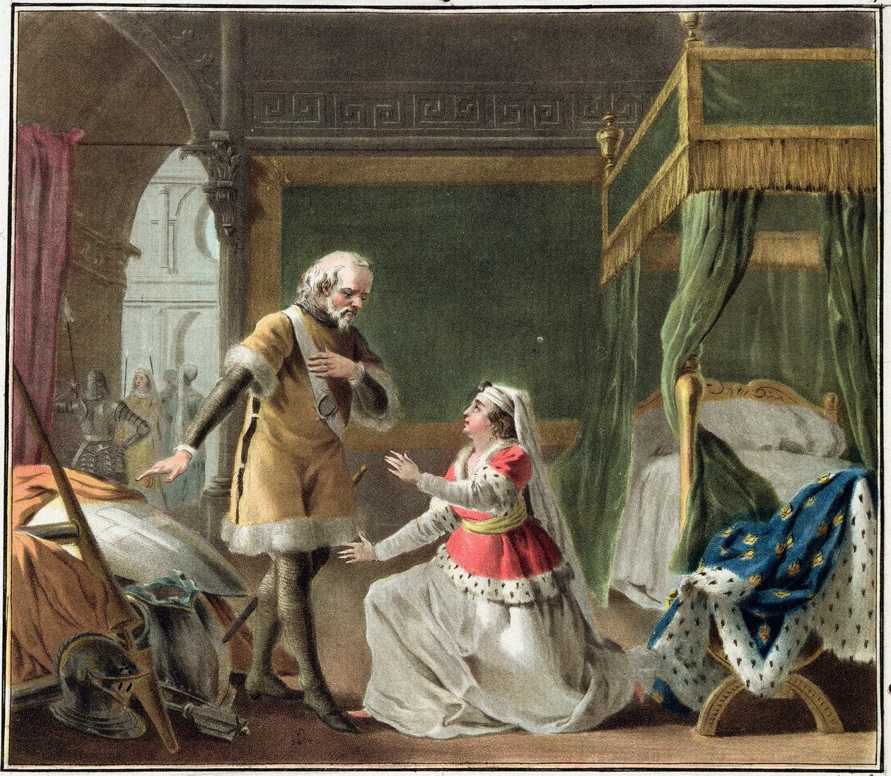 Provence-i Marguerite hősi áhítata (1219-95) 1787 alkotó: Antoine Louis Francois Sergent Marceau