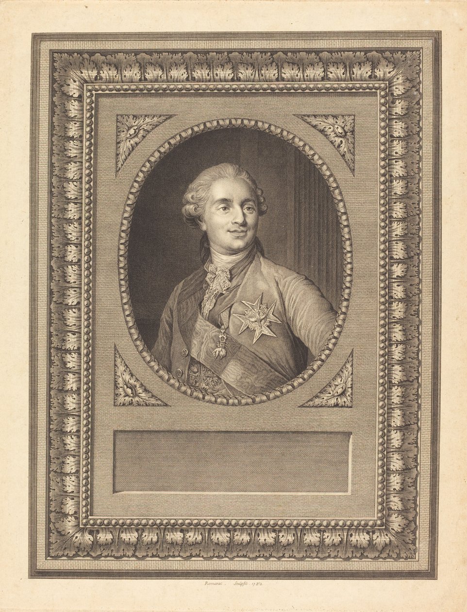 XVI. Lajos francia király alkotó: Antoine Louis Romanet after Joseph Siffred Duplessis