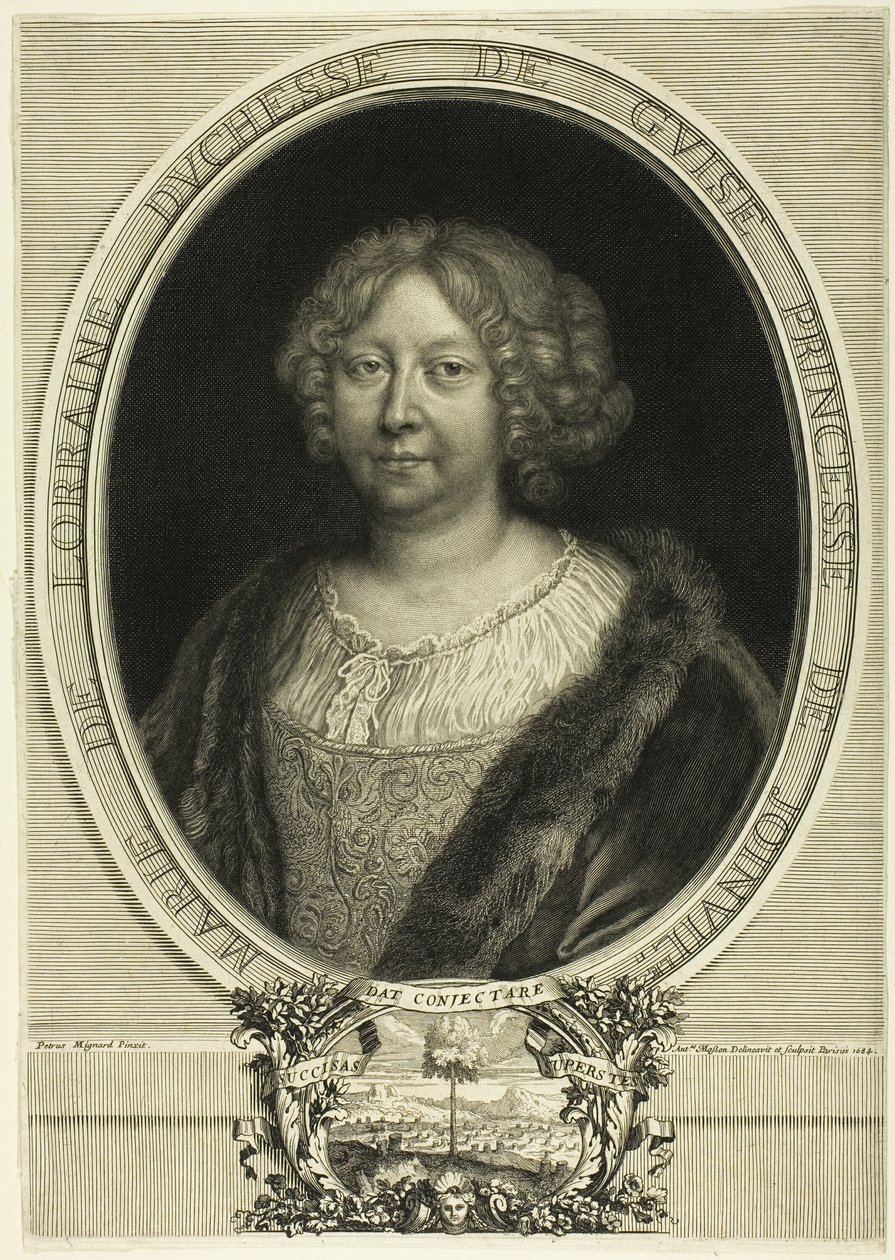 Marie de Lorraine, Guise hercegnője, Joinville hercegnője alkotó: Antoine Masson