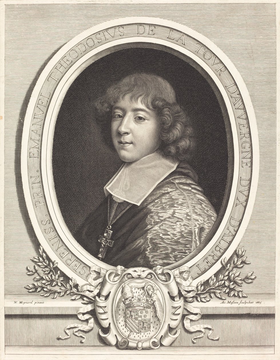 Bouillon bíboros alkotó: Antoine Masson after Nicolas Mignard