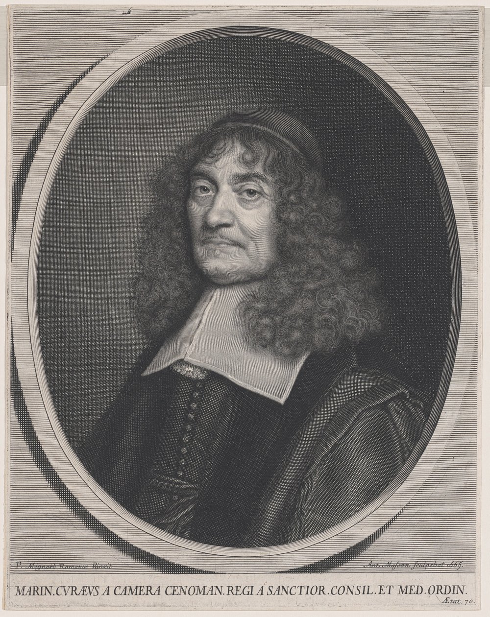 Marin Cureau de la Chambre alkotó: Antoine Masson after Pierre Mignard I