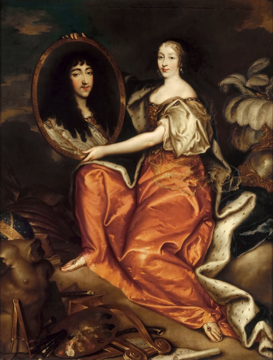 Anglia Henrietta, Orléans hercegnője 1644-1670 alkotó: Antoine Mathieu