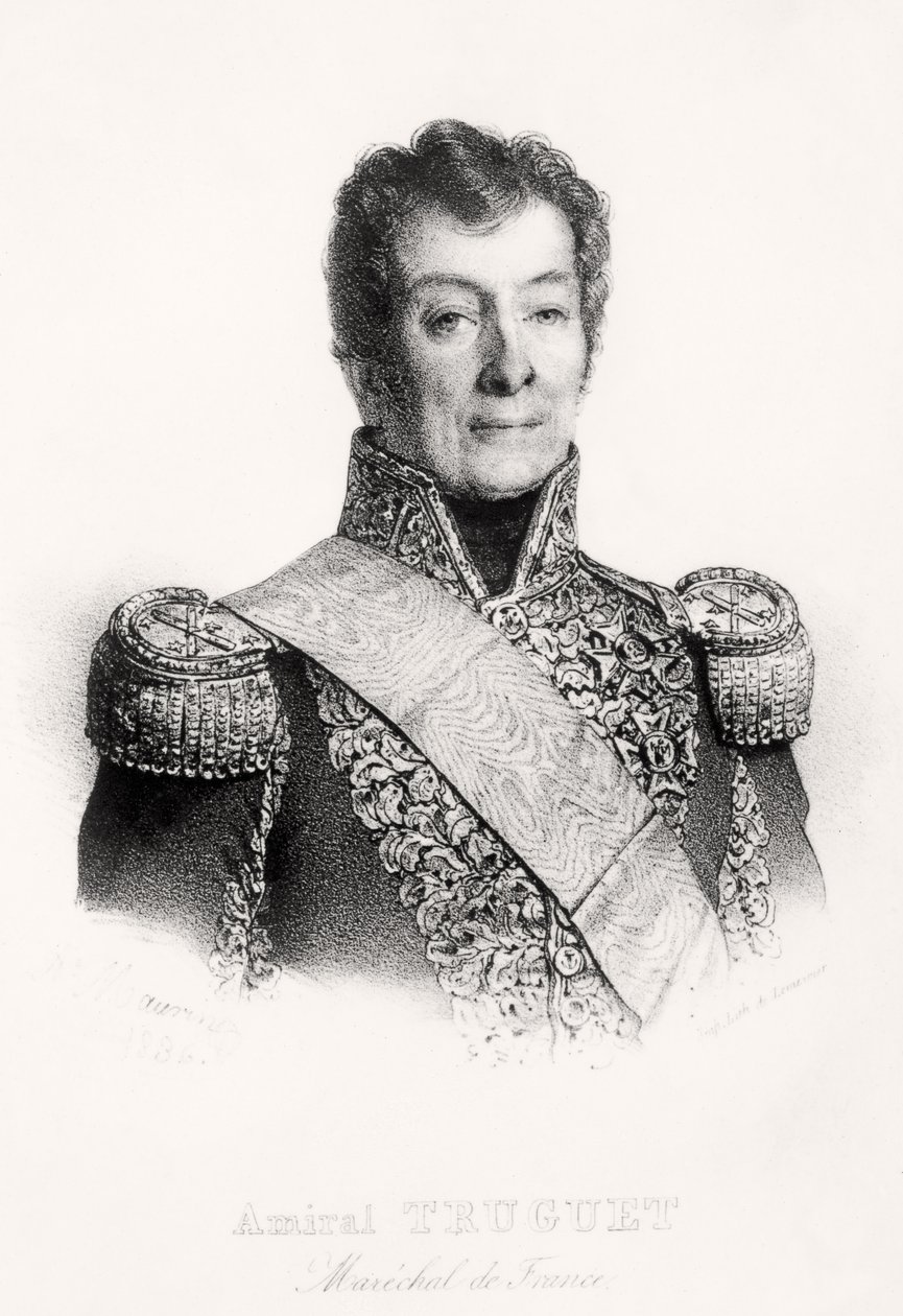 Laurent Truguet admirális portréja alkotó: Antoine Maurin