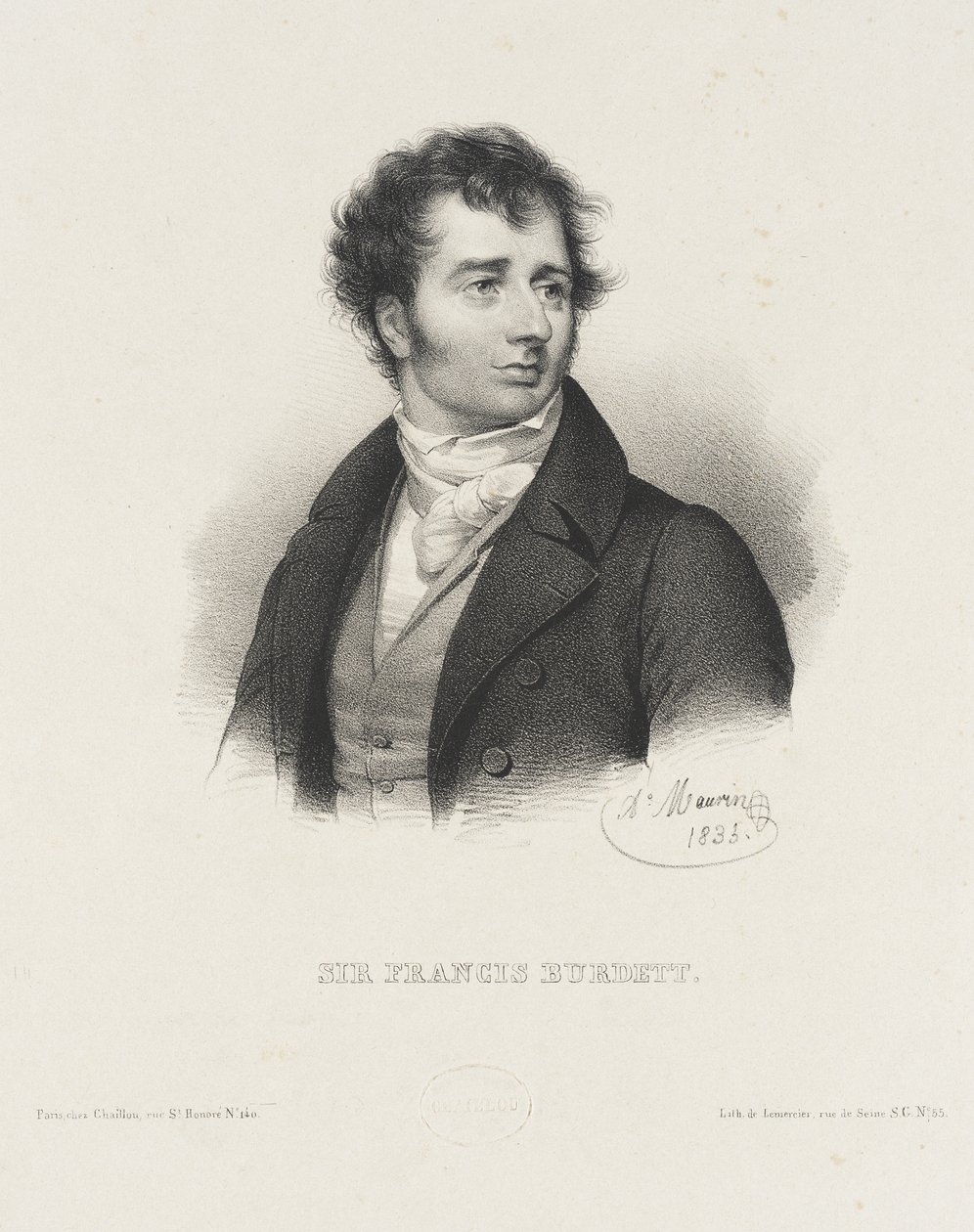 Sir Francis Burdett alkotó: Antoine Maurin