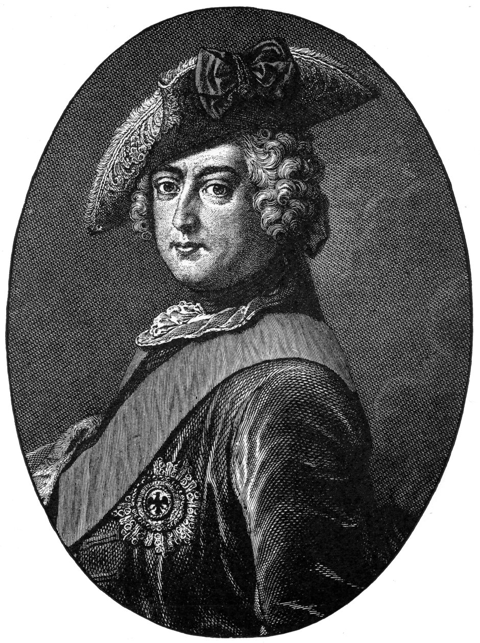 Nagy Frigyes porosz király, 1903. alkotó: Antoine Pesne