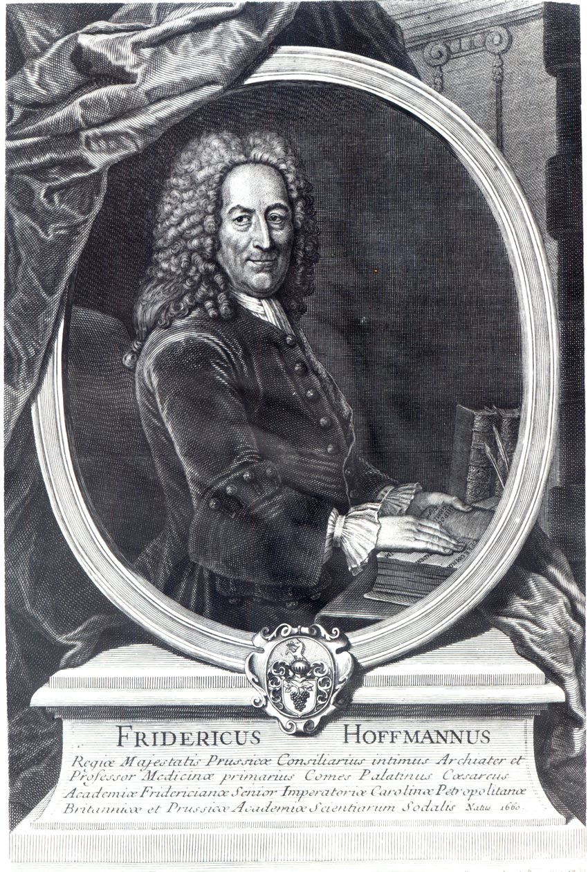 Friedrich Hoffmann, F.G Wolffgang metszete, 1735 alkotó: Antoine Pesne
