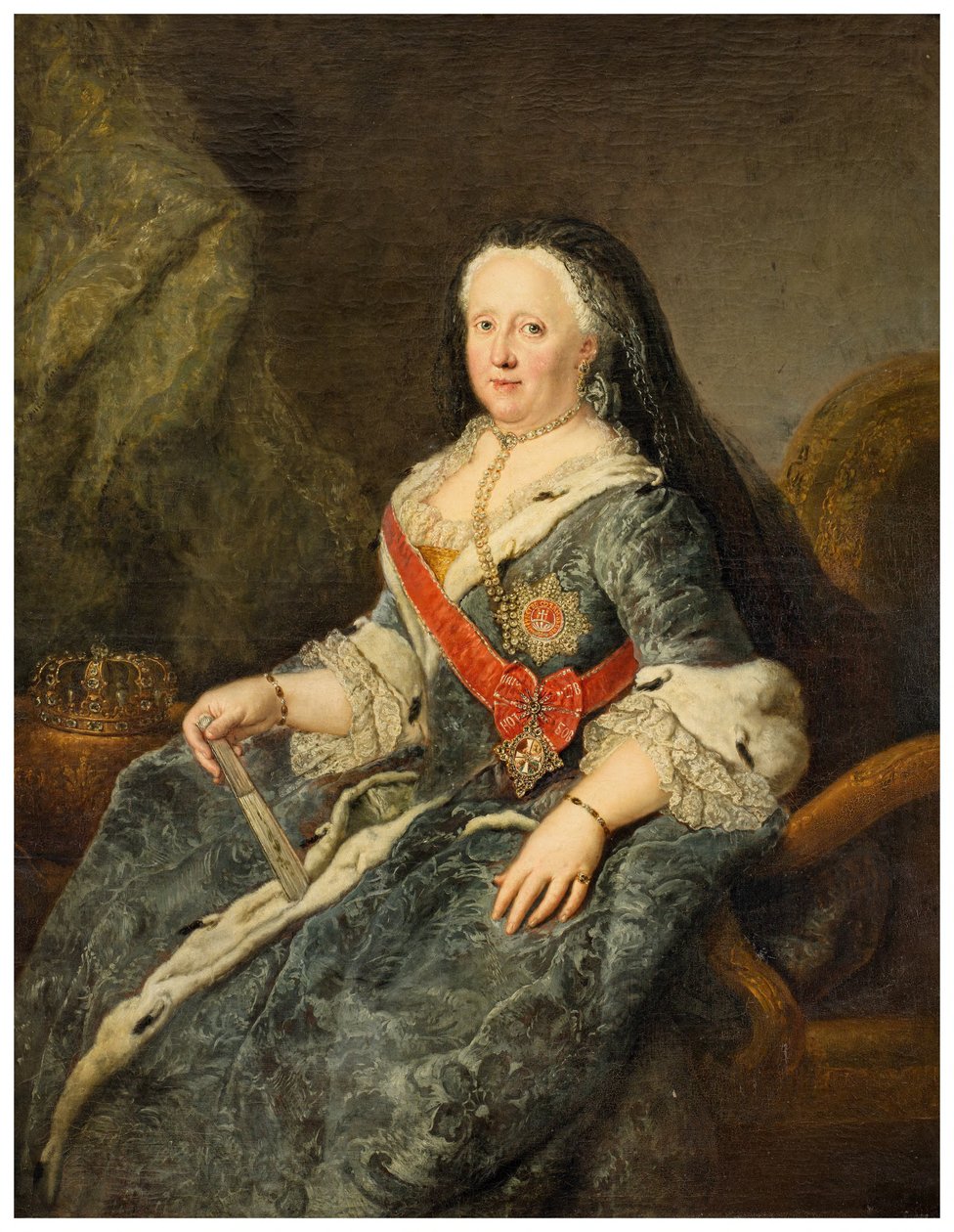 Johanna Elizabeth, Anhalt-Zerbst hercegnője alkotó: Antoine Pesne