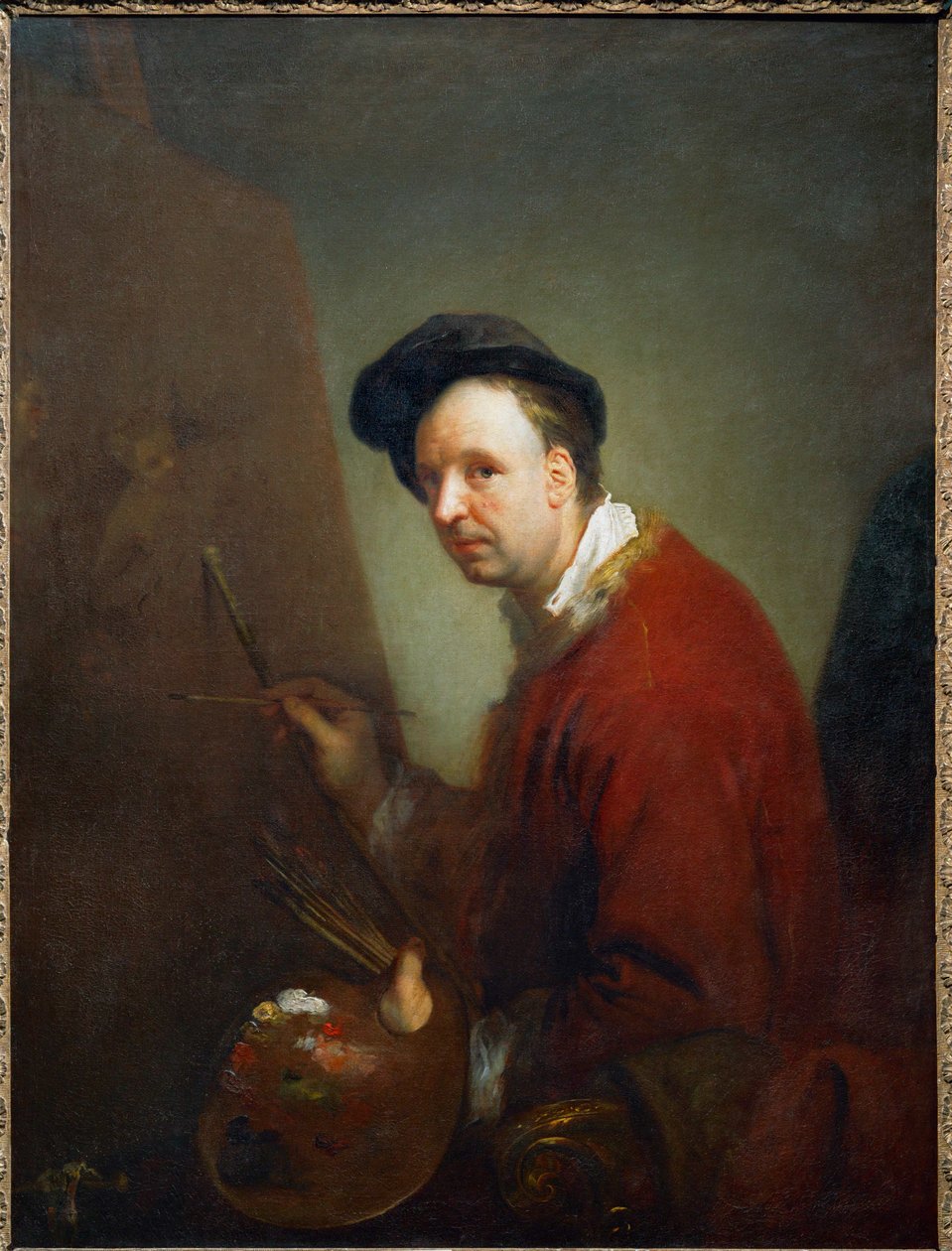 Nicolas Vleughels, festő ... alkotó: Antoine Pesne