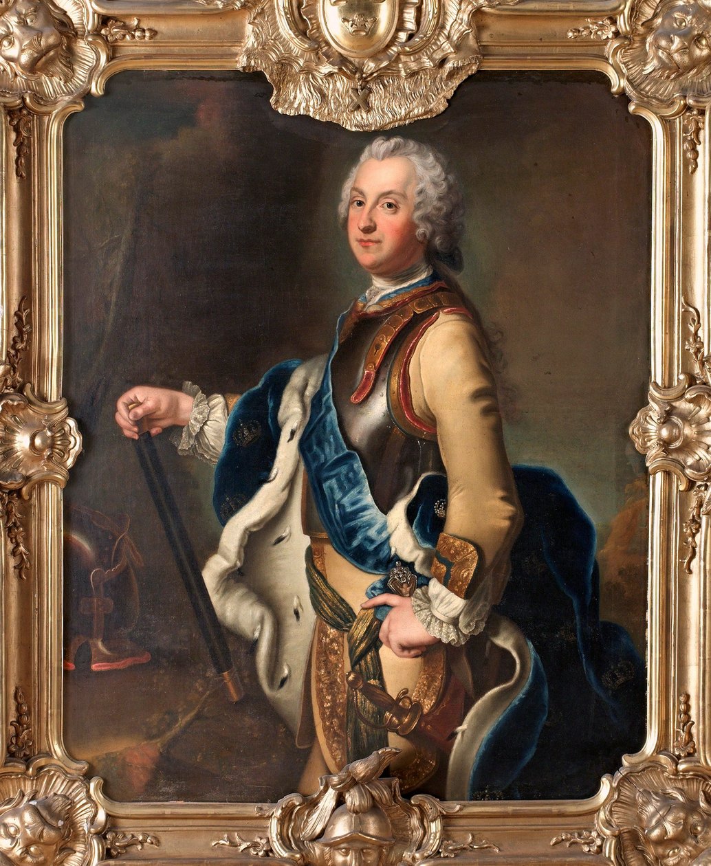 Adolph Frederick 1710-1771, svéd koronaherceg portréja alkotó: Antoine Pesne