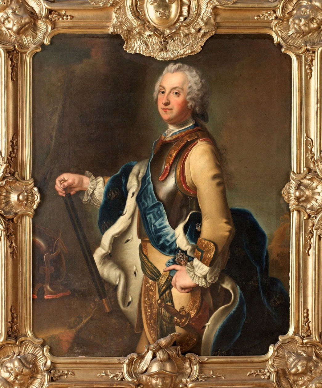 Adolf Frigyes svéd koronaherceg portréja alkotó: Antoine Pesne