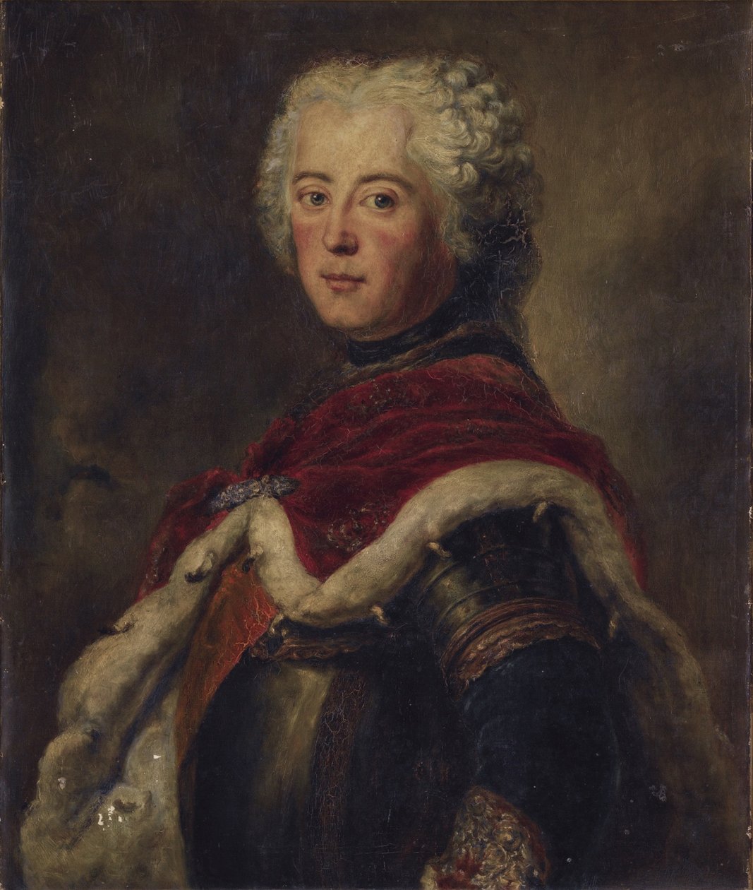 II. Frigyes porosz portréja, 17121786 alkotó: Antoine Pesne