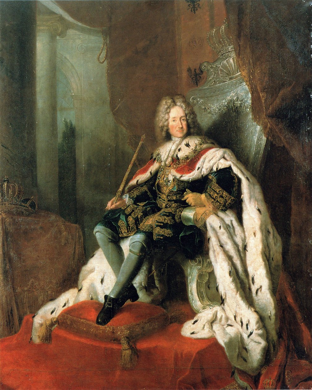 I. Frigyes porosz portréja (1657-1713) alkotó: Antoine Pesne