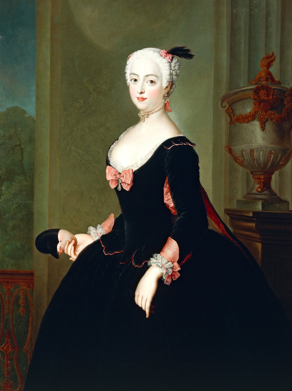 A porosz Louisa Ulrika portréja (Berlin alkotó: Antoine Pesne