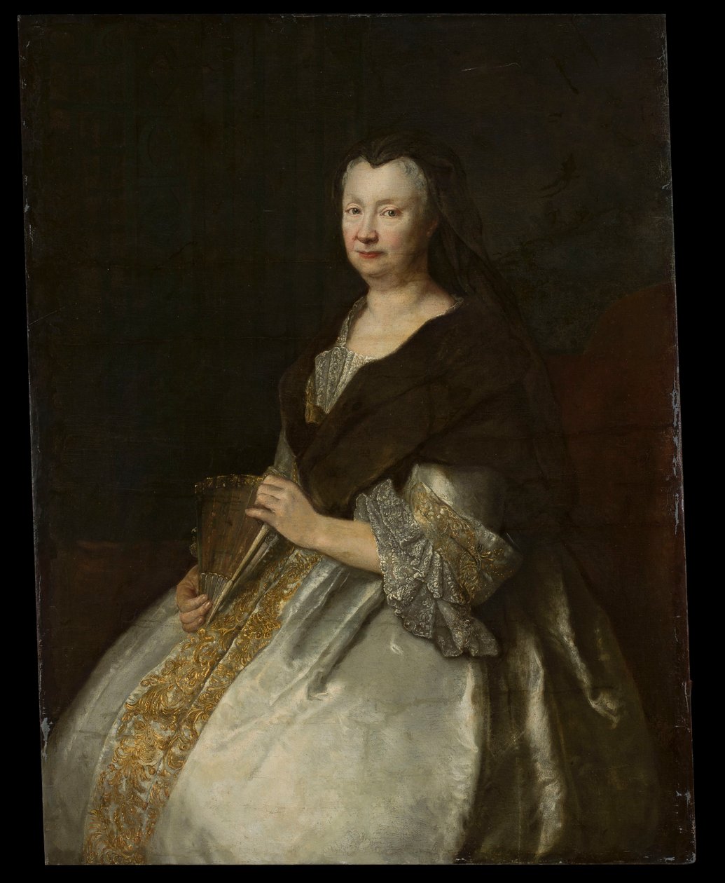 Zofia Jadwiga von Tettau portréja (Sophia Hedwig von Tettau 1662-1733) alkotó: Antoine Pesne