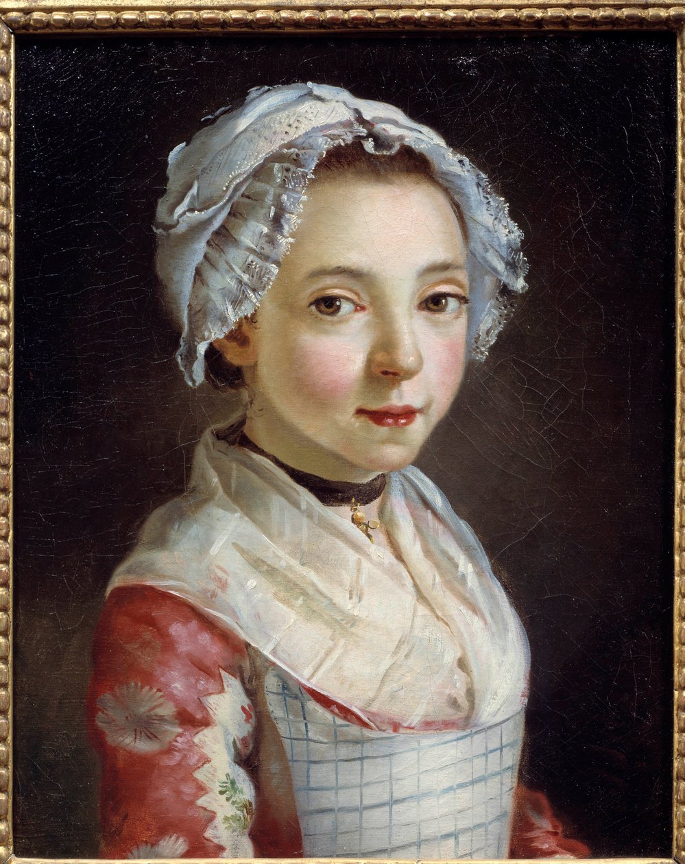 A fiatal szobalány. Antoine Raspal (1738-1811) festménye alkotó: Antoine Raspal