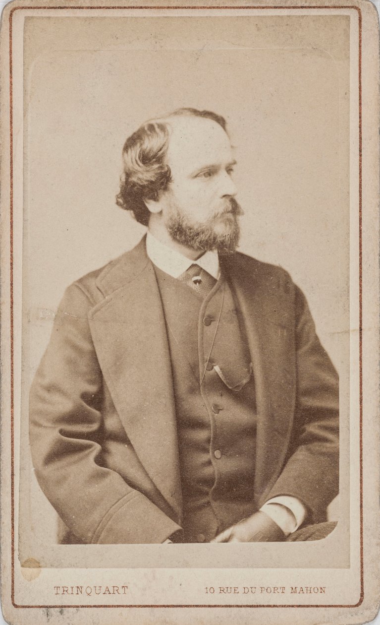 Paul Taglioni táncos, koreográfus és balettmester portréja 1808-1884, 1860 körül. alkotó: Antoine Rene Trinquart