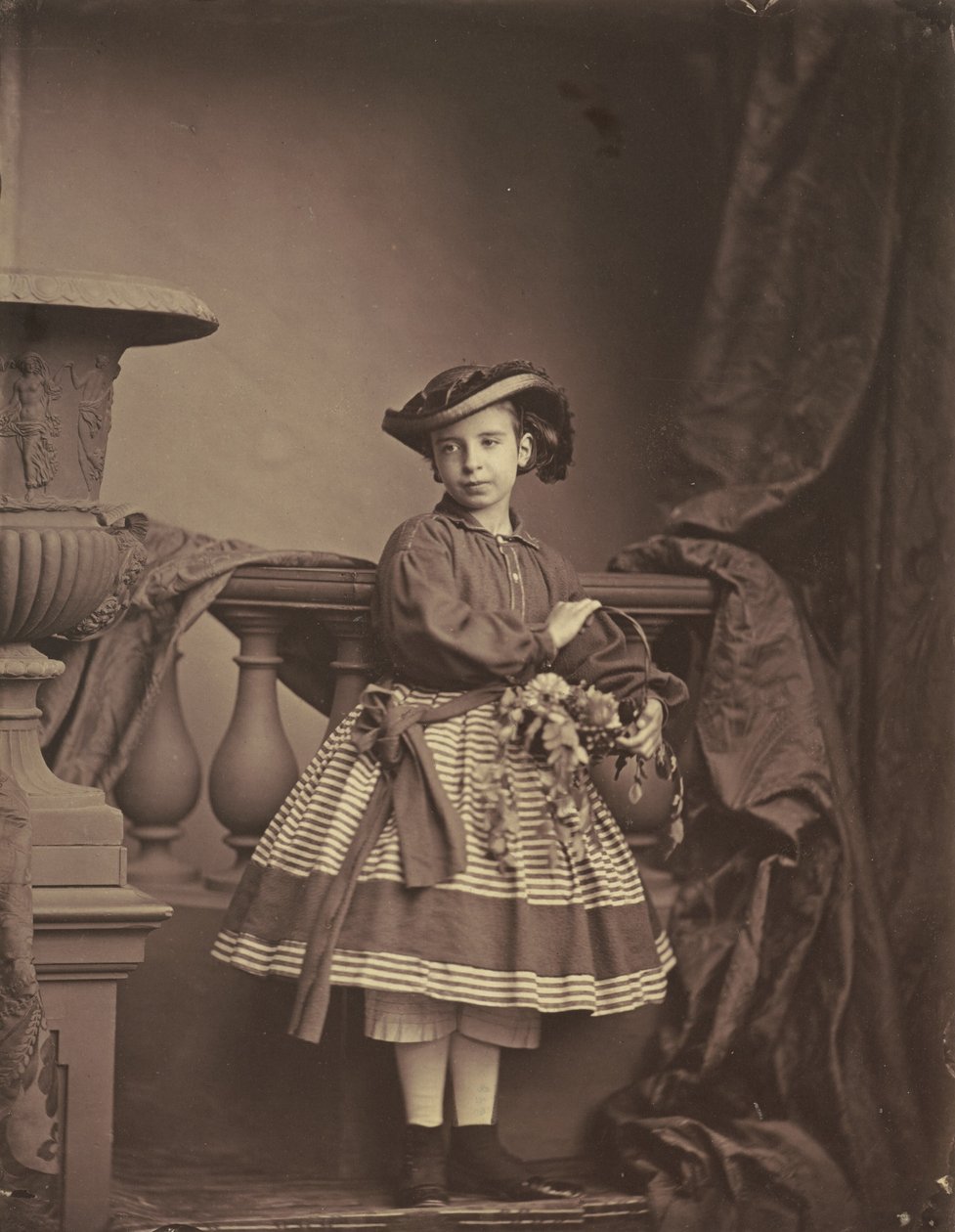Egy lány portréja,c. 1850-es évek (fotó) alkotó: Antoine Samuel Adam Salomon