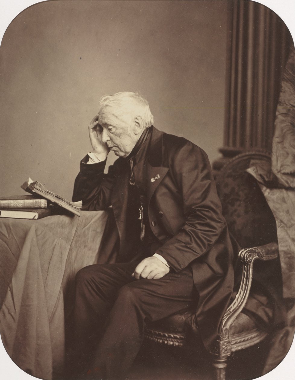 Ismeretlen Férfi Sitter alkotó: Antoine Samuel Adam Salomon
