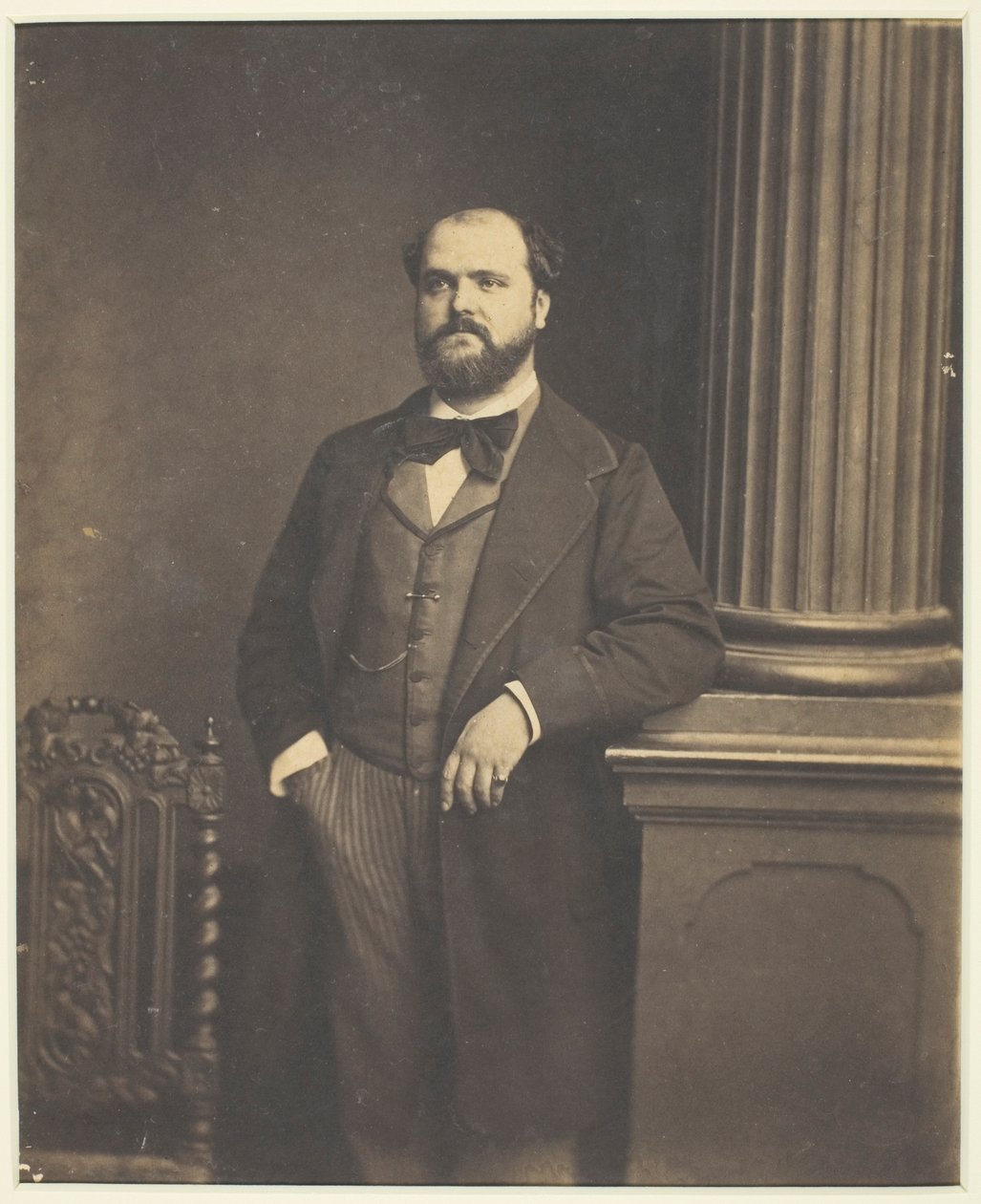 Cím nélkül (Man Standing, en Face) alkotó: Antoine Samuel Adam Salomon