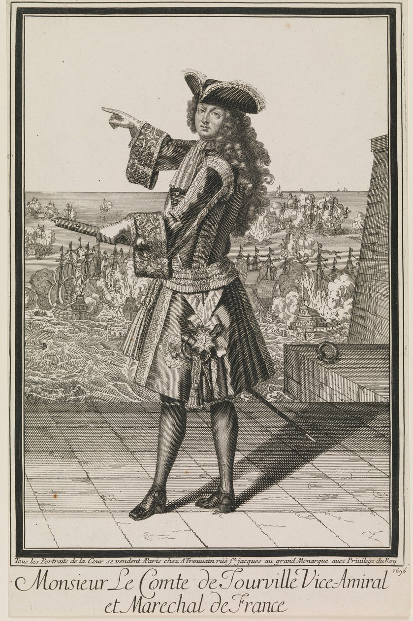 Monsieur Le Comte de Tourville Franciaország admirális-helyettese és márkija alkotó: Antoine Trouvain